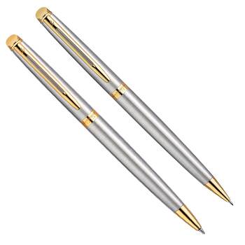 Шариковая ручка+механ карандаш Waterman Hemisphere Stainless Steel GT